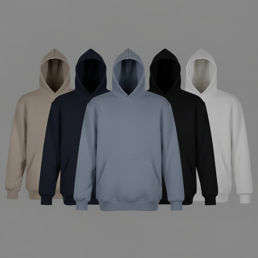 Hoodies - Alle 5 Farben ohne Bügel