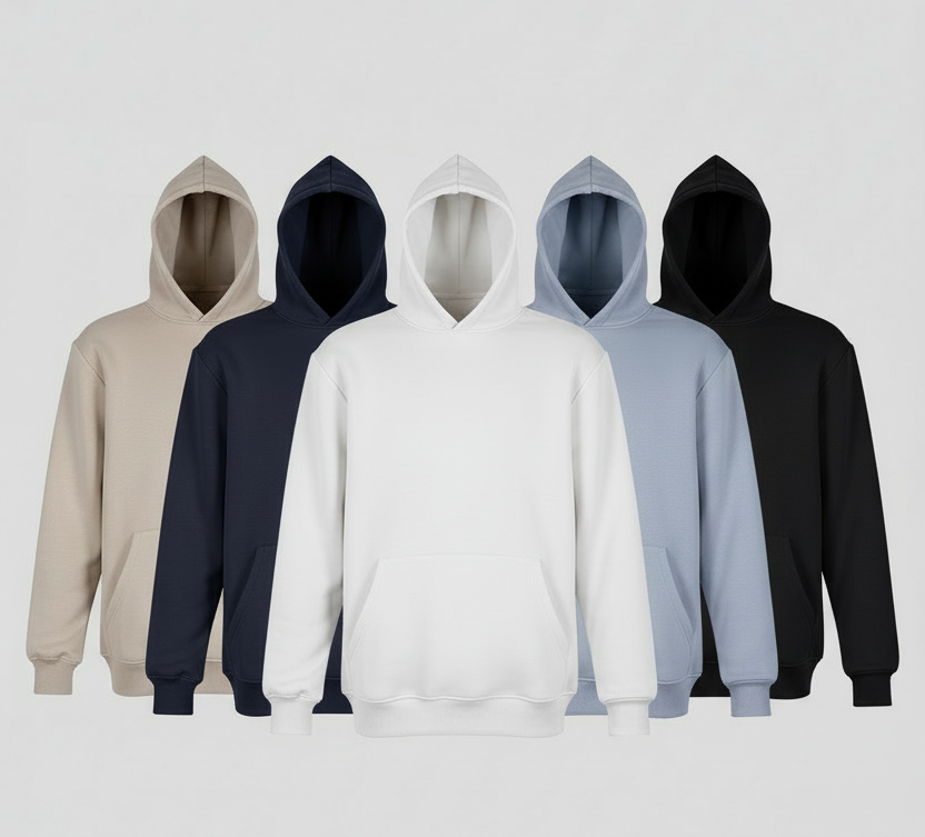 Hoodies - Weiß vorne