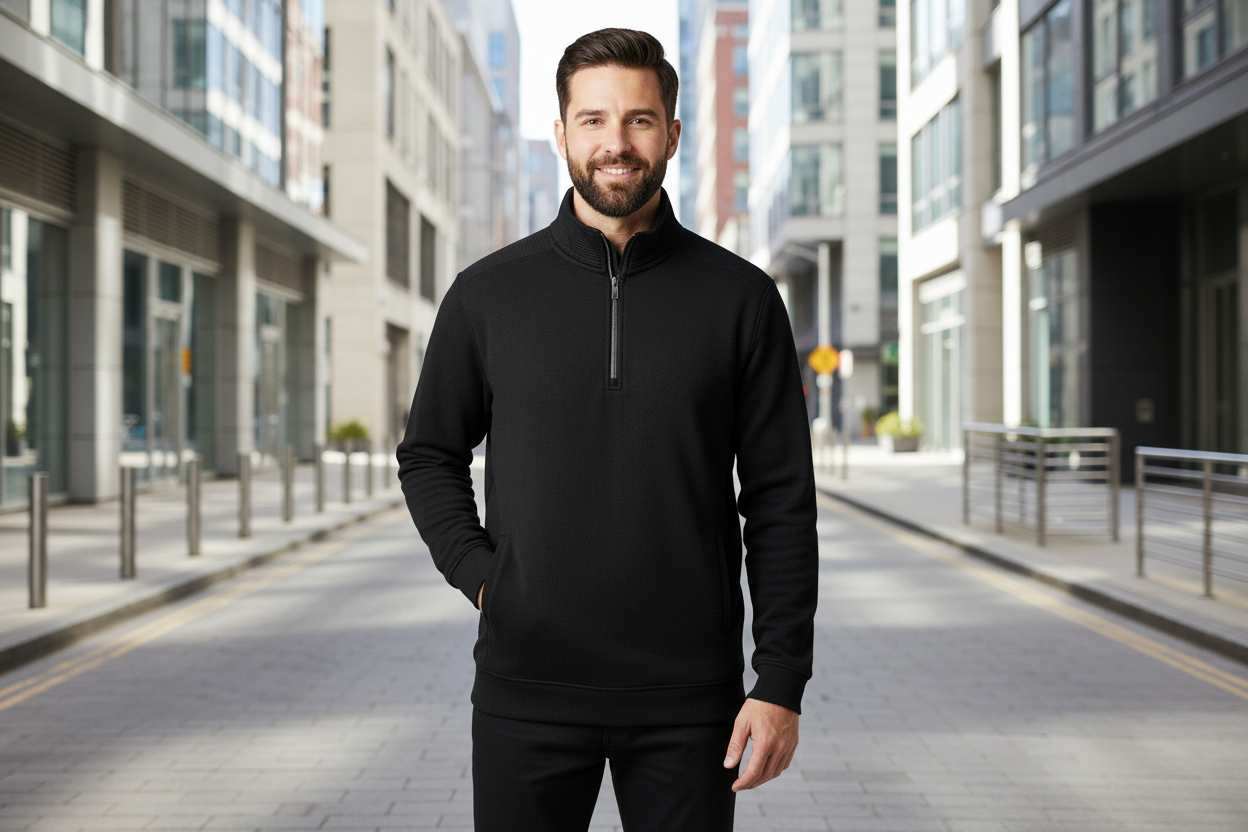 Quarter-Zip Pullover Frontansicht1621243260e1af0c20-1