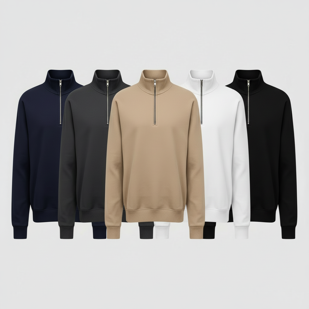 Quarter-Zip Pullover - Neue Reihenfolge